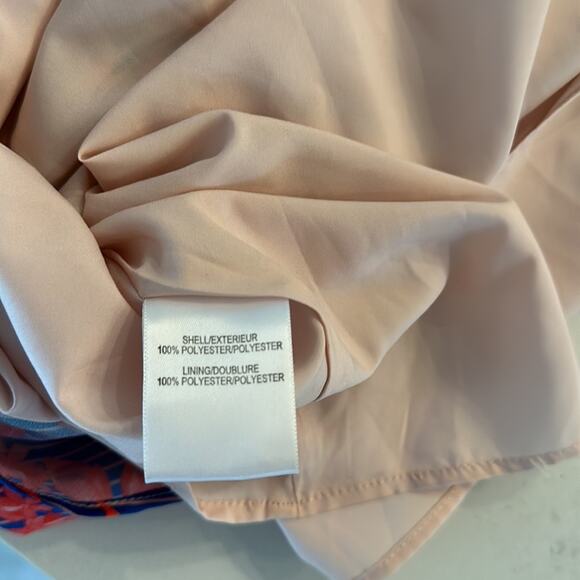 Badgley Mischka Belle Badgley Mischka Floral Halter Top Dress Size Women's 2 - Picture 5 of 6